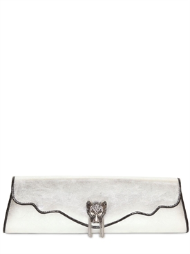 THALÈ BLANC - MACKAY DEUX LAMINATED NAPPA CLUTCH