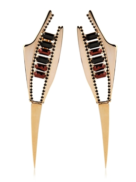 IOSSELLIANI - DECO SPIKE EARRINGS