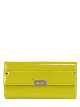 JIMMY CHOO - REESE PATENT LEATHER CLUTCH