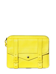 PROENZA SCHOULER - PS1 LUX LEATHER LARGE POUCH CLUTCH