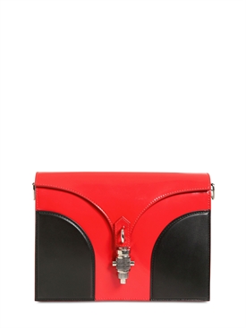 PROENZA SCHOULER - JOURNAL TWO TONE SHINY LEATHER BAG