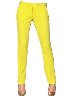 MSGM - VISCOSE CREPE CIGARETTE  PANTS