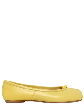 MAISON MARTIN MARGIELA - 10MM TABI LEATHER BALLERINA FLATS