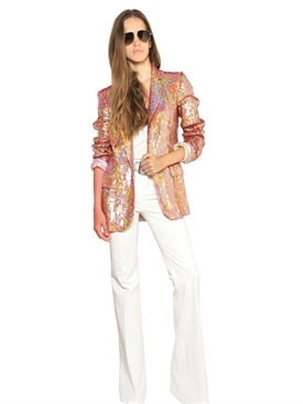 STELLA MCCARTNEY - SEQUINS ON SILK ORGANZA JACKET