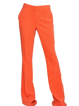 STELLA MCCARTNEY - VISCOSE FLUID TAILORED TROUSERS