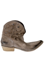 STRATEGIA - POINTED TOE VINTAGE LOW BOOTS