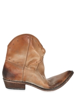 STRATEGIA - PERFORATED VINTAGE LOW BOOTS