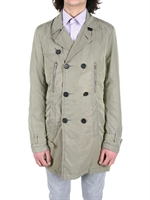 JOHN RICHMOND - DOUBLE-BREASTED TRENCH STYLE COAT