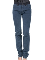LANVIN - GROSGRAIN WAIST STRETCH SLIM JEANS