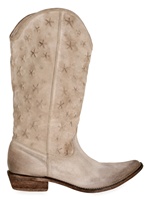 STRATEGIA - COVERED STUDS VINTAGE SUEDE BOOTS