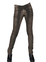 RICK OWENS - PANTALONI STRETTI DI DENIM ELASTICIZZATO