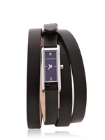 GIVENCHY - SIX ROLL CALF STRAP WATCH
