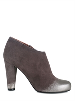MARC JACOBS - METALLIC SPRAY PAINTED SUEDE ANKLE BOOTS