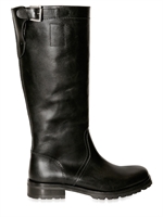 JIL SANDER - BUCKLE RUBBER SOLE BOOTS