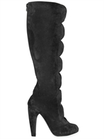 NICOLE BRUNDAGE - CUT-OUT SUEDE BOOTS