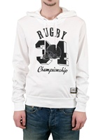 DOLCE & GABBANA - RUGBY 34 JERSEY HOODED SWEATSHIRT