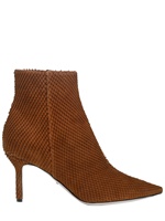 SERGIO ROSSI - LASER CUT POINTY LOW BOOTS