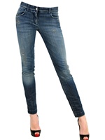 DOLCE & GABBANA - 15 CM STRETCH DENIM SLIM GISELE JEANS