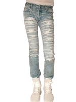 DIOR HOMME - 19 CM UNDER CONSTRUCTION JEANS