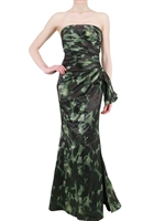 JOHN RICHMOND - LONG CAMOUFLAGE SILK COTTON DRESS
