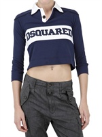 DSQUARED - SHORT LOGO FLEECE SWEATSHIRT
