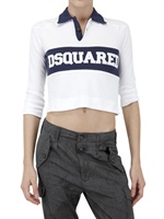 DSQUARED - SHORT LOGO FLEECE SWEATSHIRT