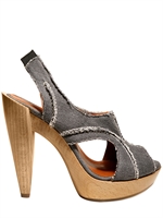 LANVIN - DENIM ALL OVER SANDALS