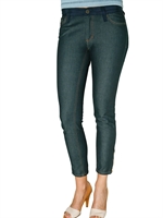 LANVIN - STRETCH DENIM ZIP HEM JEANS