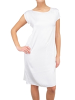 ANN DEMEUL.BLANCHE - SATIN DRESS - WHITE