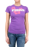 HYDROGEN - HIBISKUS JERSEY LOGO T-SHIRT