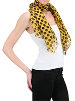 DANIELLE SCUTT - SILK CHIFFON POLKA DOT SCARF
