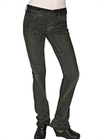 RICK OWENS - STRETCH DENIM ZIP-OUT JEANS
