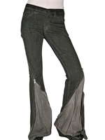 RICK OWENS - JEANS ELASTICIZZATI CON ZIP
