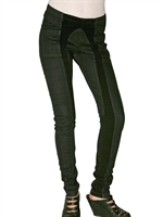 RICK OWENS - STRETCH DENIM BIKER JEANS