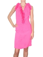 FRANCESCO SCOGNAMIGLIO - DOPPELTES SEIDE CREPON DRESS