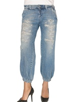 PREMIUM BY JACOB COHEN - CROPPED DENIM JEANS
