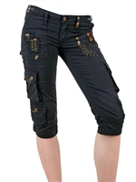 ROBIN'S JEAN - ROCK'N ROLL CROPPED JEANS