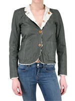 SZEN - REVERSIBLE SILK SHANTUNG LEATHER JACKET