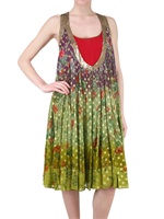 VINEET BAHL - KLEID DEGRADE SEIDEN GEORGETTE