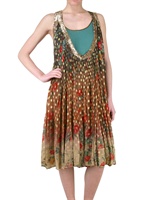 VINEET BAHL - KLEID DEGRADE SEIDE GEORGETTE