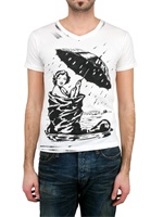 CIVICO 324 - PIN UP BOOT PRINT JERSEY T-SHIRT