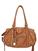 SISSI ROSSI - WASHED BUFALO SATCHEL SHOULDER BAG