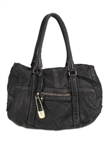 SISSI ROSSI - WASHED BUFALO SATCHEL SHOULDER BAG