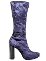 STRATEGIA - 120MM STRETCH VELVET BOOTS