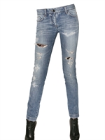 DOLCE & GABBANA - JEANS IM DISTROYED LOOK DENIM GISELE
