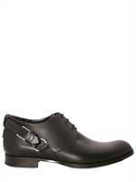 DIOR HOMME - BELTED DERBY LACE-UP SHOES
