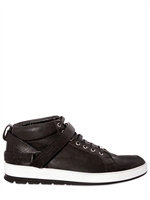 DIOR HOMME - STRAP BELTED HIGH SHEEP SNEAKERS