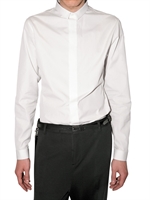 DIOR HOMME - CONCEALED CLOSURE POPLIN SHIRT