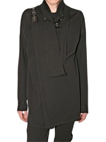 DIOR HOMME - BELTED SCARF CARDIGAN STYLE KNIT SWEATER