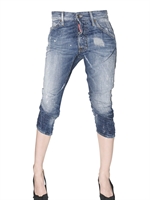 DSQUARED - JEANS CROPPED LANG CROTCH DENIM
